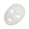 RAHEEV; Plain White Comfortable Face Plastic Mask for Theatrical Roles; Category:Masks; Image:3